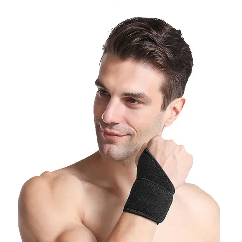 Preventing Sprain Adjustable Wrist Brace for Carpal Tunnel & Tendinitis Pain Relief – Sport Support Wrap for Arthritis & Sprains