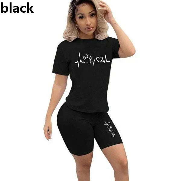 Sportswear T-Shirts and Shorts Ladies