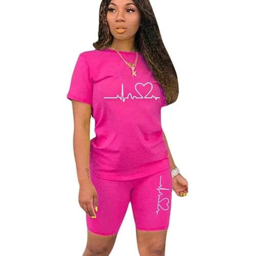 Sportswear T-Shirts and Shorts Ladies