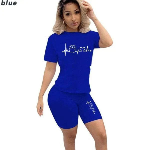 Sportswear T-Shirts and Shorts Ladies