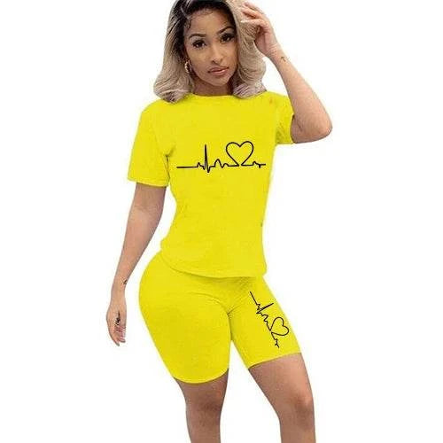 Sportswear T-Shirts and Shorts Ladies