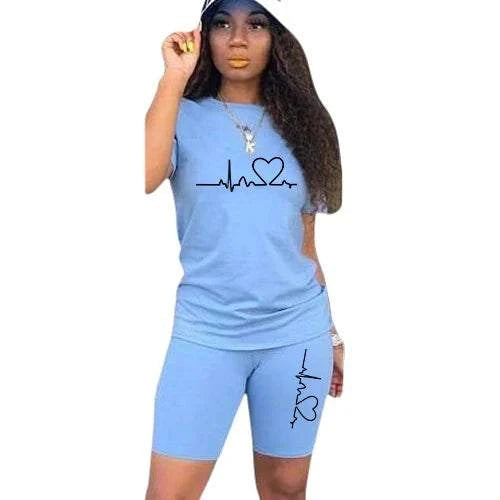 Sportswear T-Shirts and Shorts Ladies