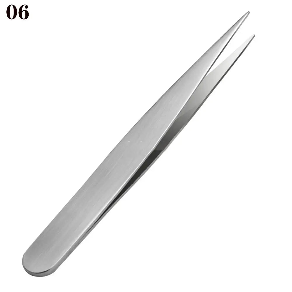 Multipurpose Stainless Steel Eyebrow Tweezer for Facial Hair Ingrown Hair Removal For Plucking Eyebrows Repair Clip Beards Tool
