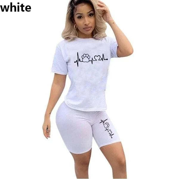 Sportswear T-Shirts and Shorts Ladies