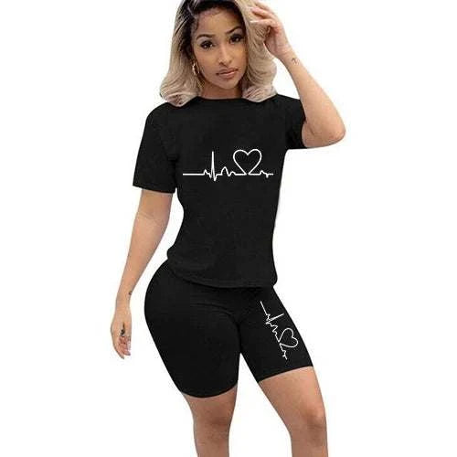 Sportswear T-Shirts and Shorts Ladies