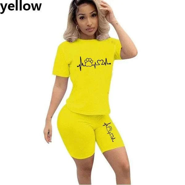 Sportswear T-Shirts and Shorts Ladies
