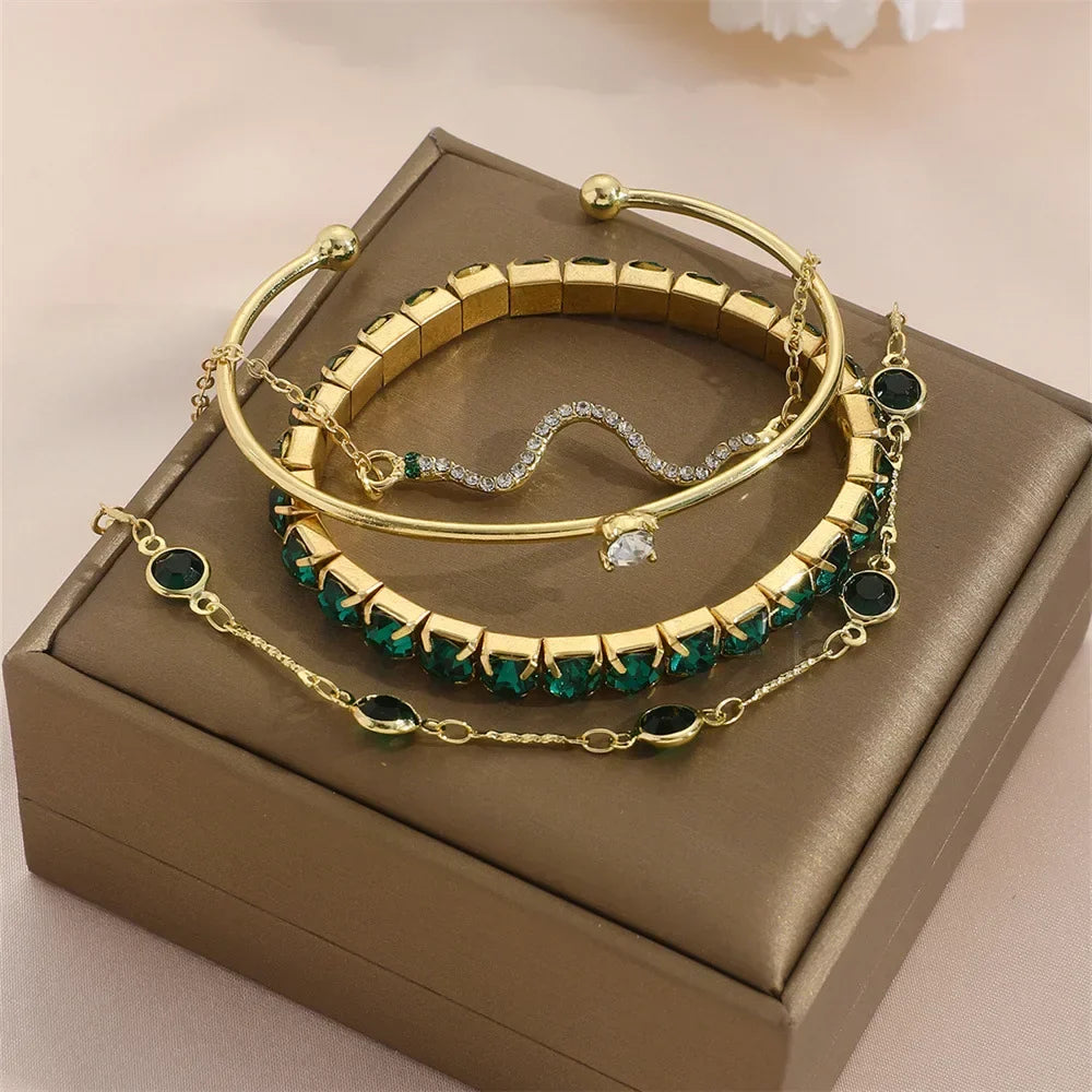 Set Fashion Snake Green