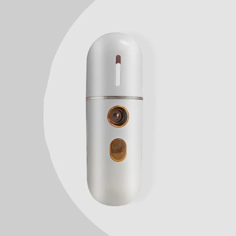 Mini Portable Humidifier Nano Facial Steamer Device Beauty Spray Hydrating Apparatus Cold Spray Apparatus USB Rechargeable