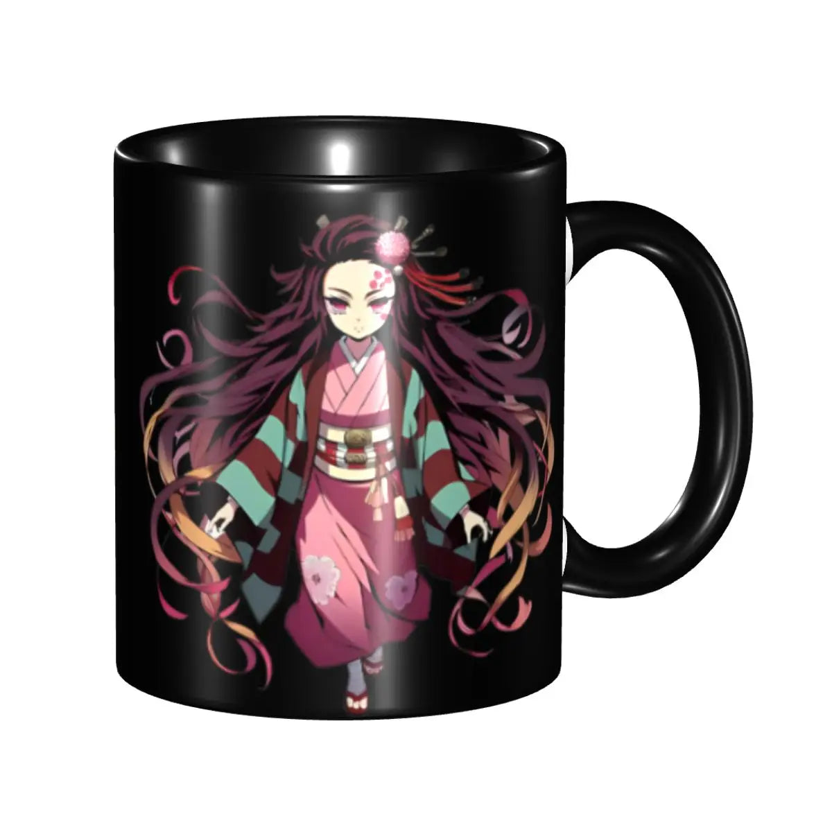 New Arrival Demon Slayer Nezuko Kamado In Fury Accessories Mug Cute Tea Cup