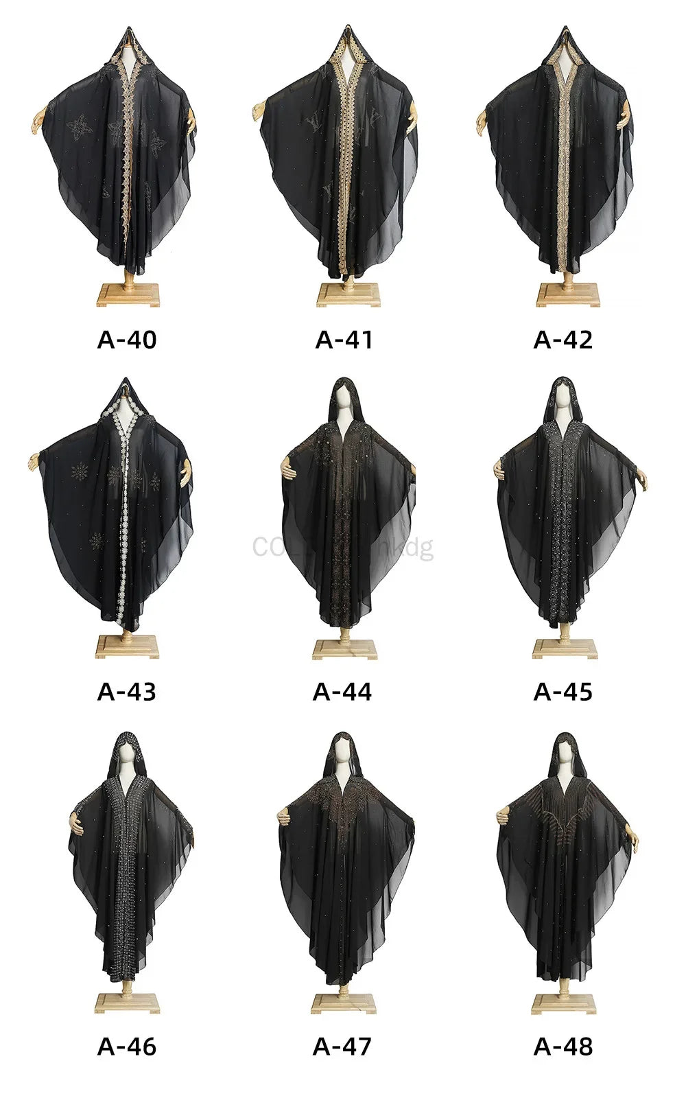 Dubai Abaya Dress for Women Muslim Chiffon Maxi Kaftan Dress African Evening Dresses Kimono Robe Islam Clothing Beads Luxury