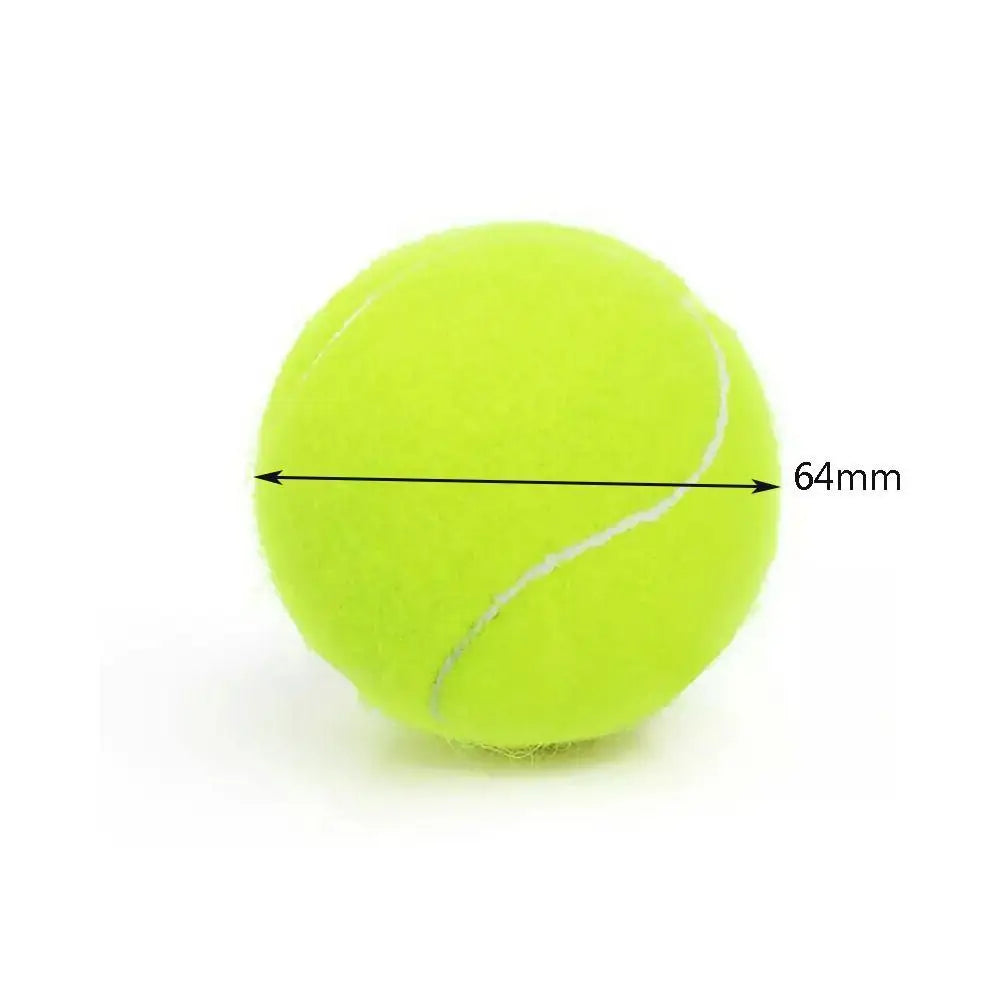 9pcs High Elasticity Training Entertainment Ball Tennis For Training Exercises Elastic Fiber Rubber Outdoor Tennis Ball