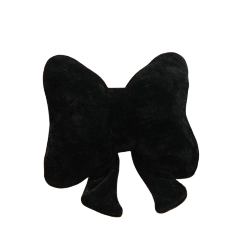 Neck Rest Pillow Plush Bow Pillow Cute Waist Support Bow Throw Pillows Soft Solid Color Bowknot Waist Pillows Seat Ornaments