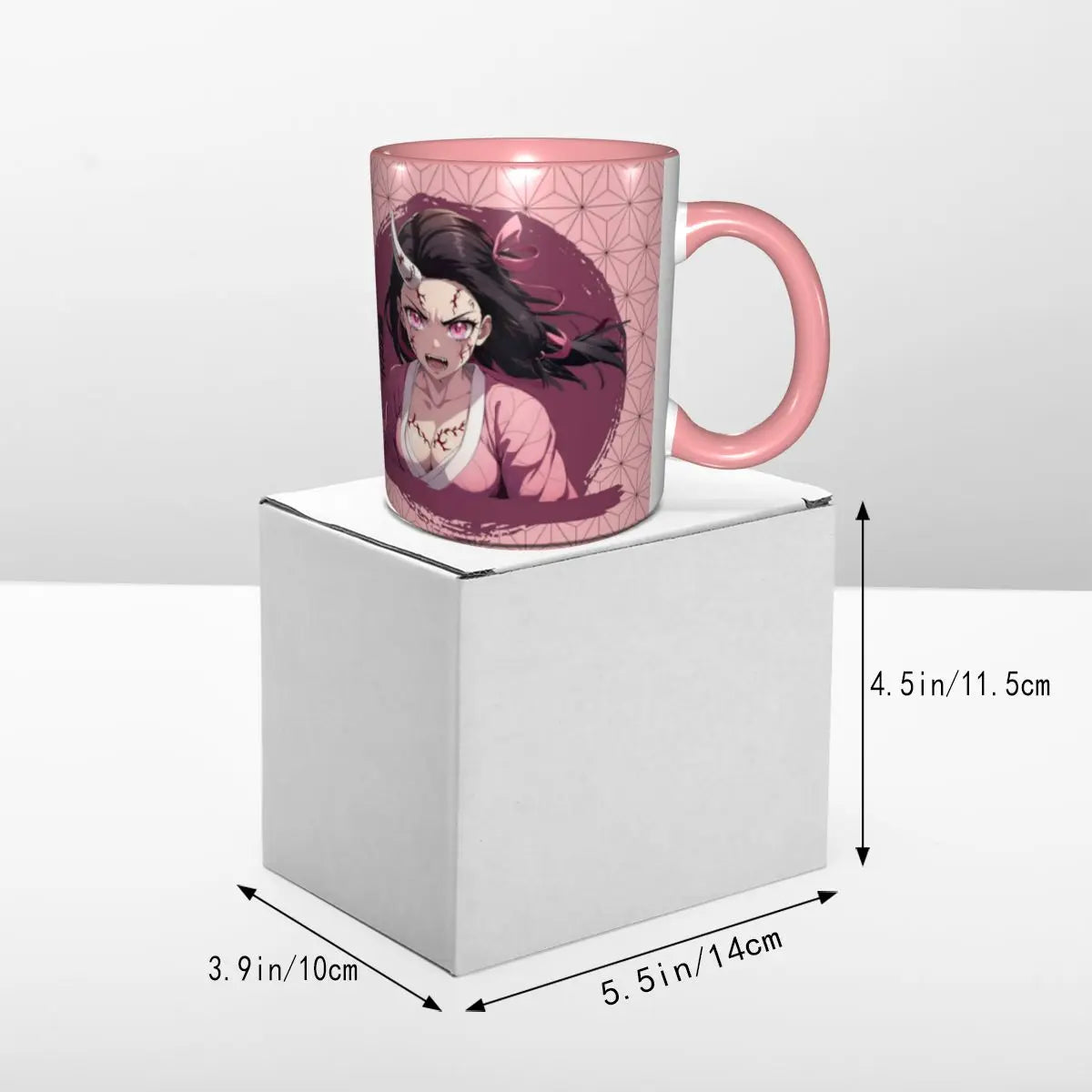 New Arrival Demon Slayer Nezuko Kamado In Fury Accessories Mug Cute Tea Cup