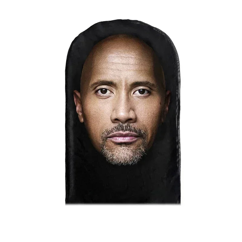Funny Full Face Mask 3D Printed Celebrity Face Masks Elastic Mesh Halloween Cosplay Party Props Balaclava Headcovers
