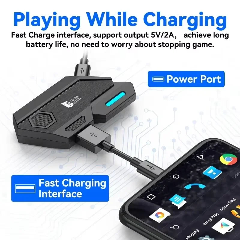 Mix SE Wireless Game Controller Mobile Game Mouse and Keyboard Adapter Converter for PUBG For IOS & Android Mobile Games