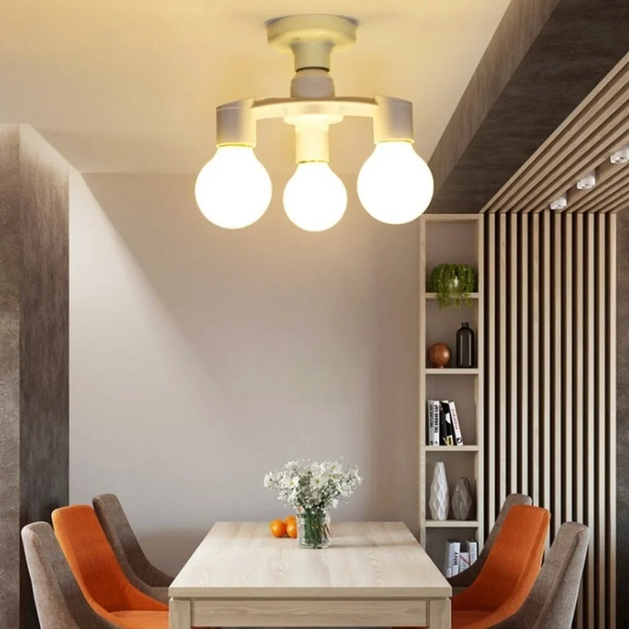 220V 110V 3 in 1 E27 To E27 Extended LED Lamp Bulbs Socket Splitter Adapter Holder Photo Studio Pendant Lamp Adapter Lamp Holder