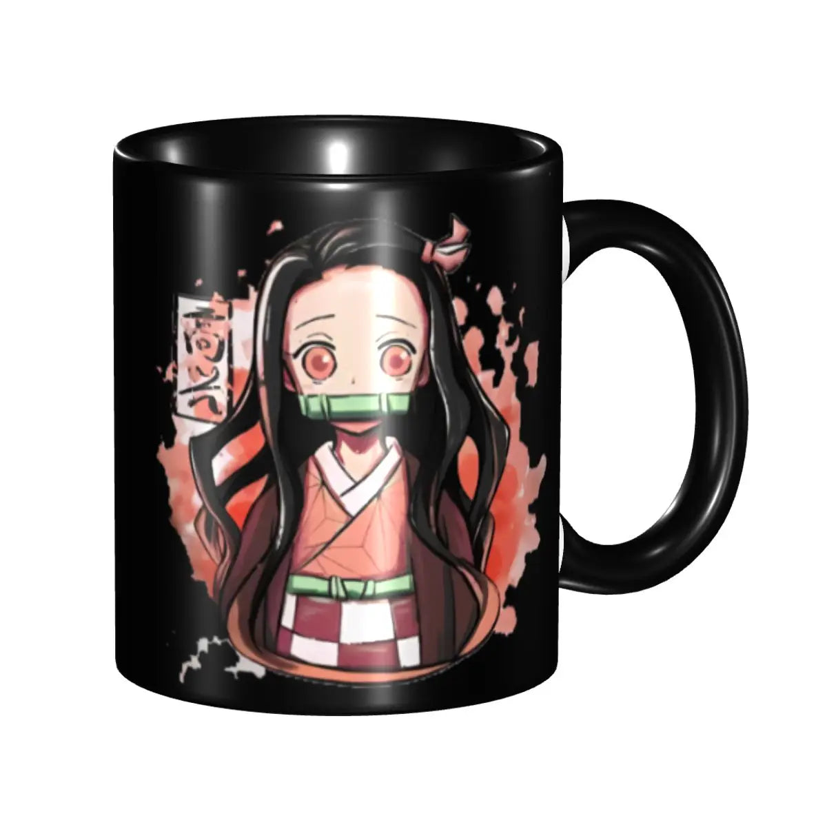 New Arrival Demon Slayer Nezuko Kamado In Fury Accessories Mug Cute Tea Cup