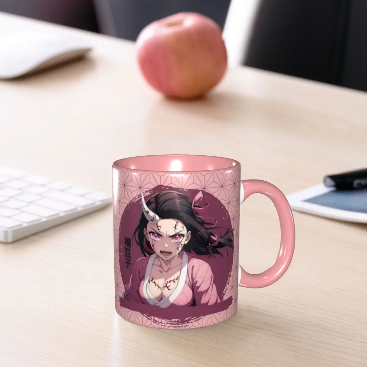 New Arrival Demon Slayer Nezuko Kamado In Fury Accessories Mug Cute Tea Cup