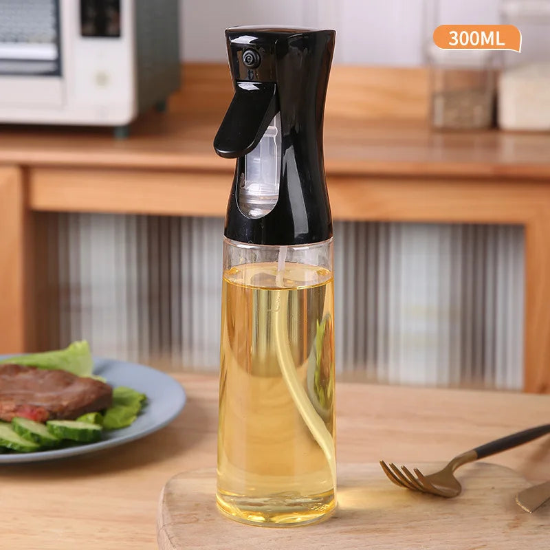 Oil Spray Bottle For Cooking Kitchen Olive Oil Sprayer For Camping BBQ Baking Vinegar Soy Sauce 200ml 300ml  Kitchen Accessories