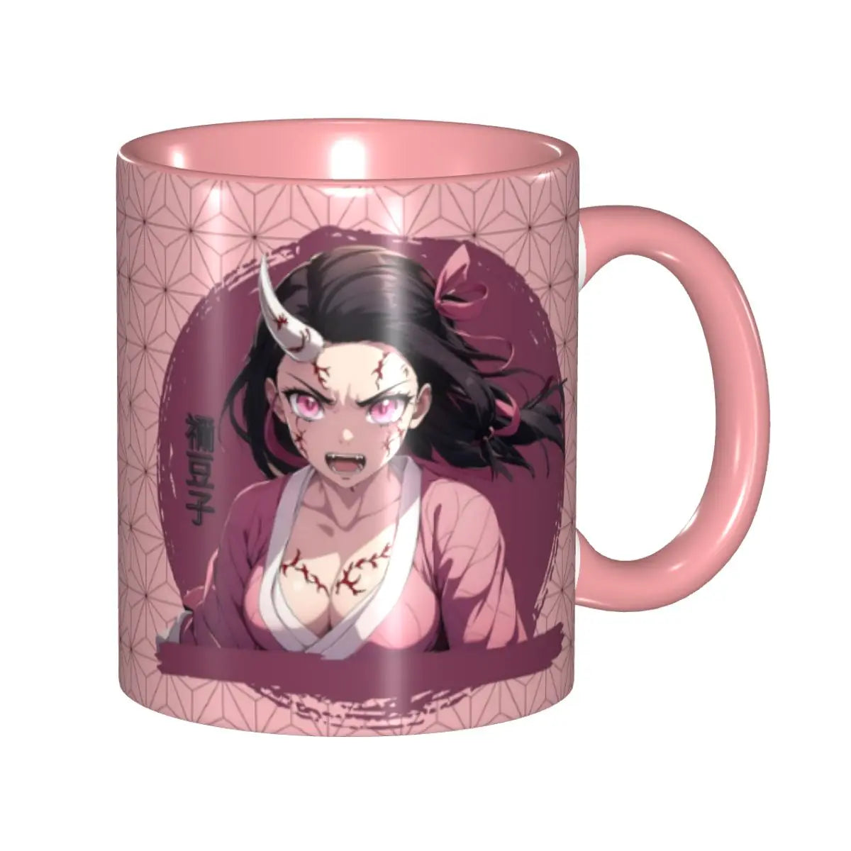 New Arrival Demon Slayer Nezuko Kamado In Fury Accessories Mug Cute Tea Cup
