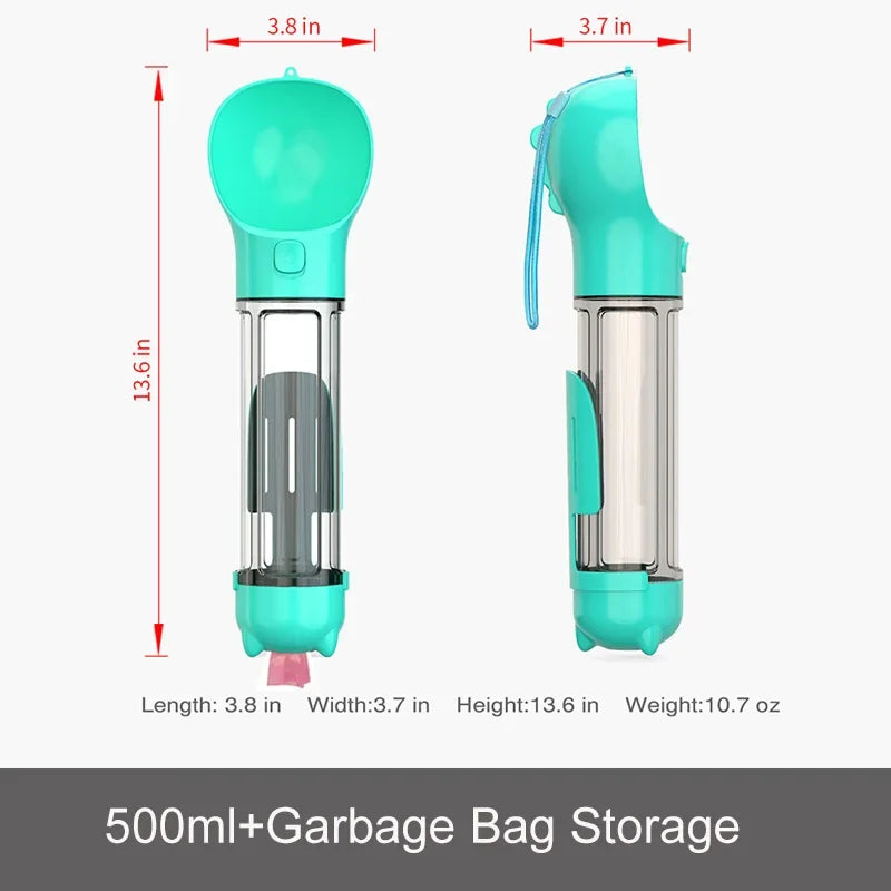 Portable Pet Dog Water Bottle For Small Large Dogs Travel Puppy Cat Drinking Bowl Outdoor Pet Water Dispenser Feeder wiht shovel