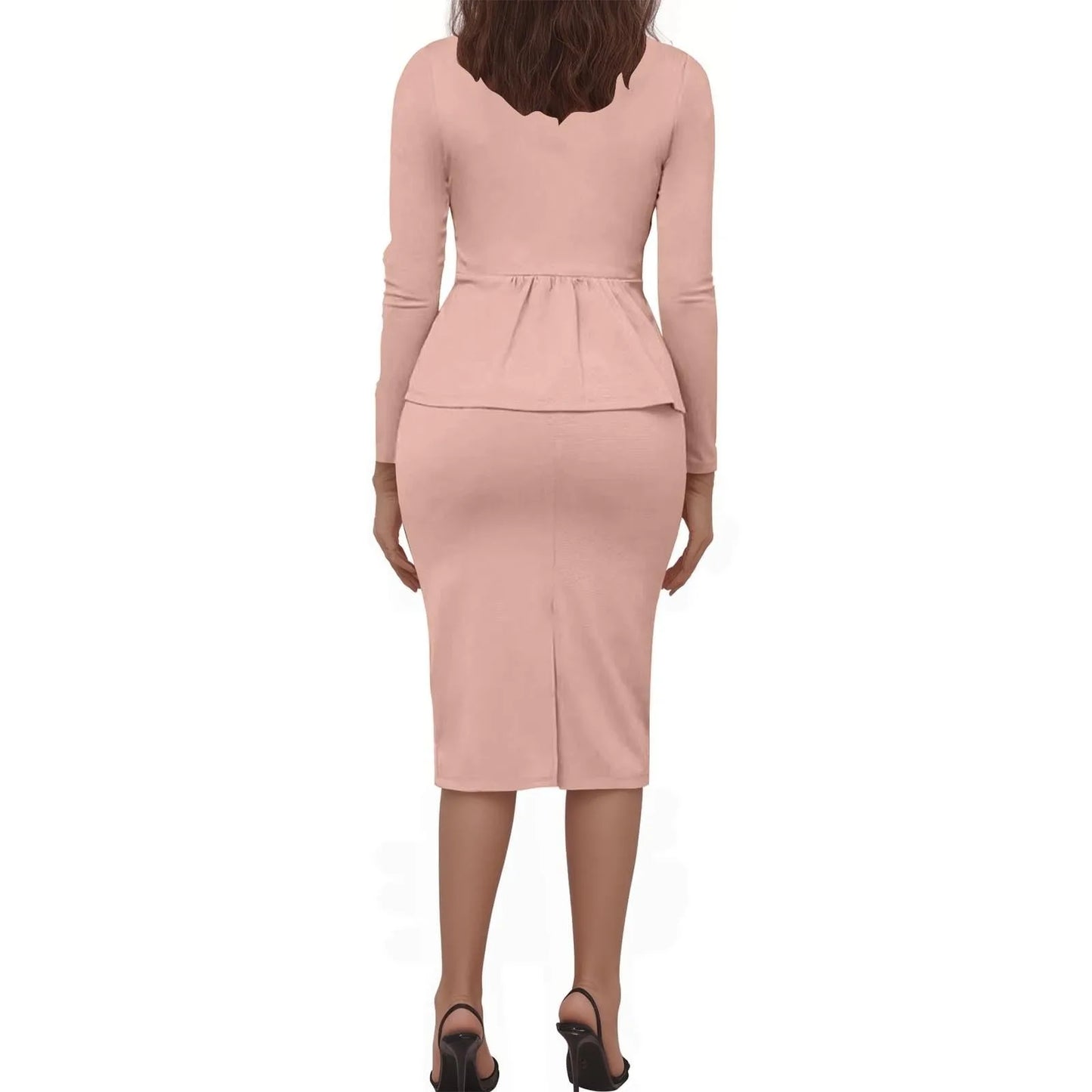 Women's Elegant Skirt Outfit 2 Piece Office Business Work Suits Festive Pencil Jacket High Waist Skirts for Daily Work