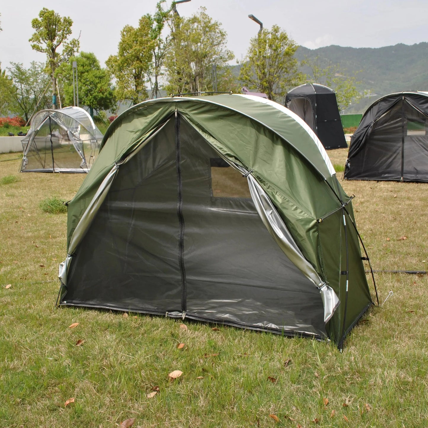Durable Outdoor Individual Tent for Backpacking,CZX-725 1 Person Tent Not Include Cot,1 Person Tent,Ground Tent,Sleeping Tent