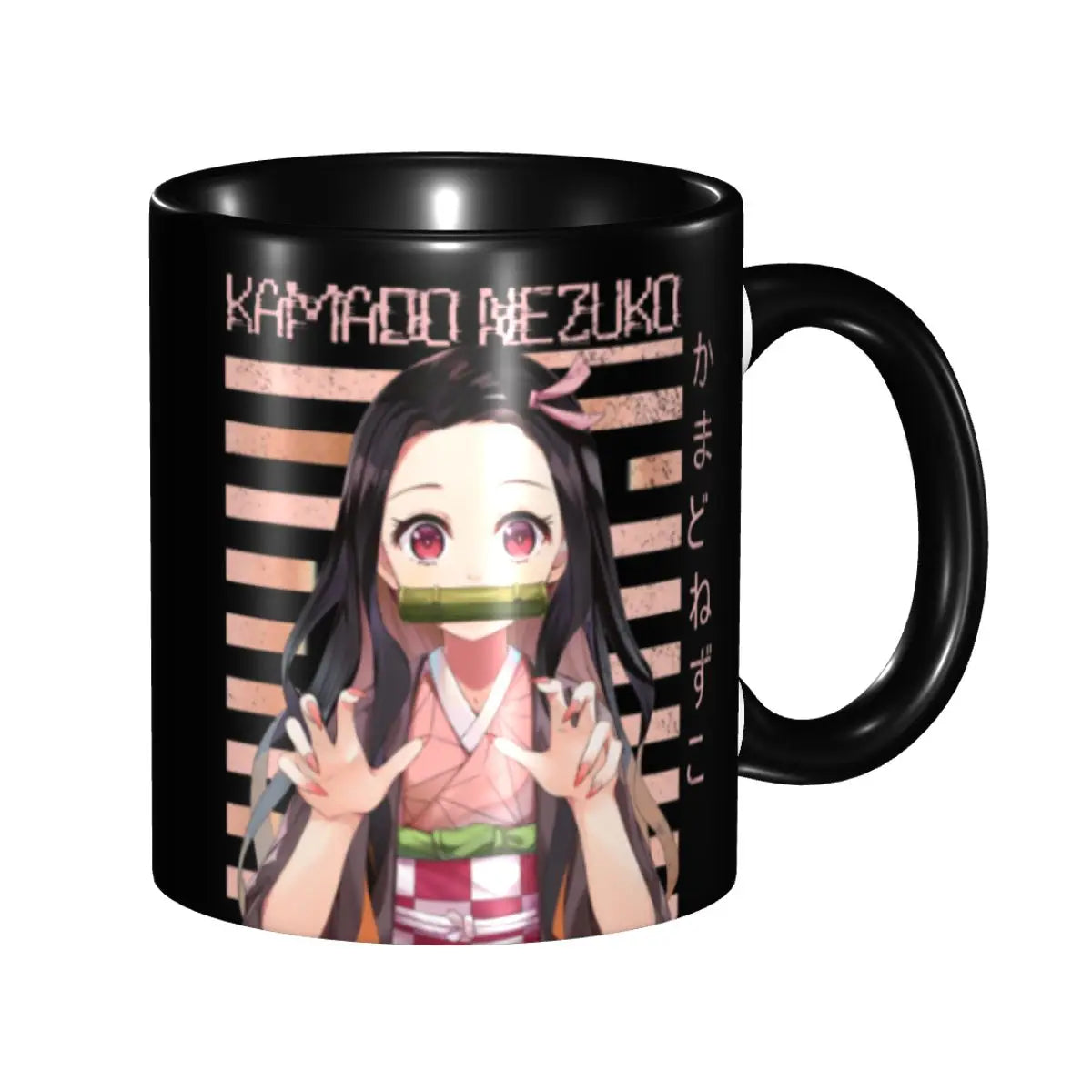 New Arrival Demon Slayer Nezuko Kamado In Fury Accessories Mug Cute Tea Cup