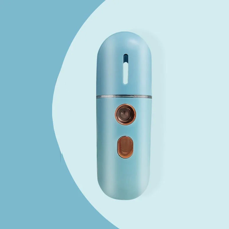 Mini Portable Humidifier Nano Facial Steamer Device Beauty Spray Hydrating Apparatus Cold Spray Apparatus USB Rechargeable