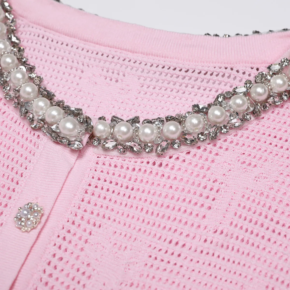 Europe America High-end Fashion Knitted Short-sleeved Dress 2025 Summer Clothes New Round Neck Temperament Woman A-line Dresses