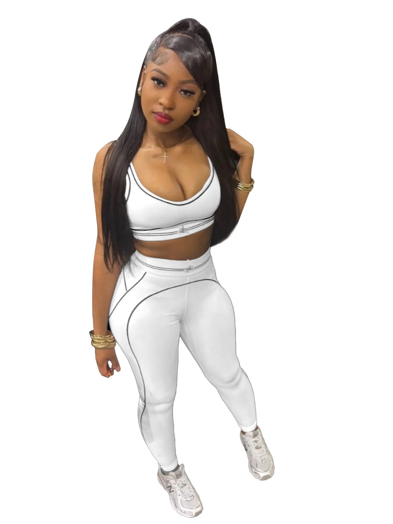 Fitness Women 2 Piece Set Sleeveless