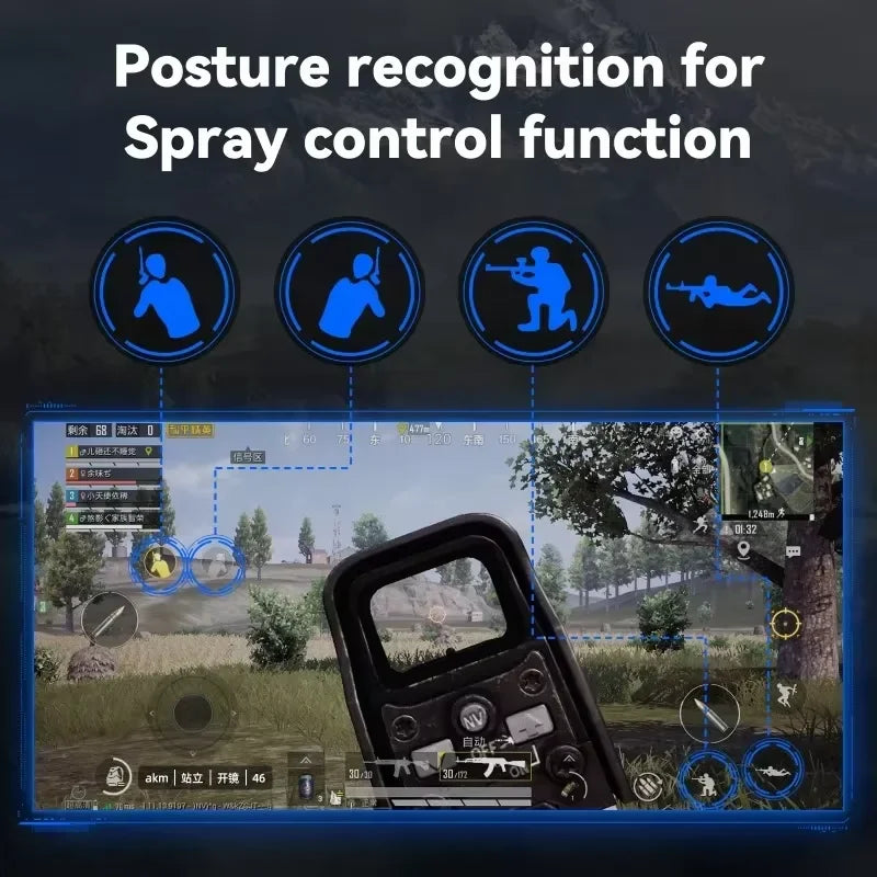 Mix SE Wireless Game Controller Mobile Game Mouse and Keyboard Adapter Converter for PUBG For IOS & Android Mobile Games