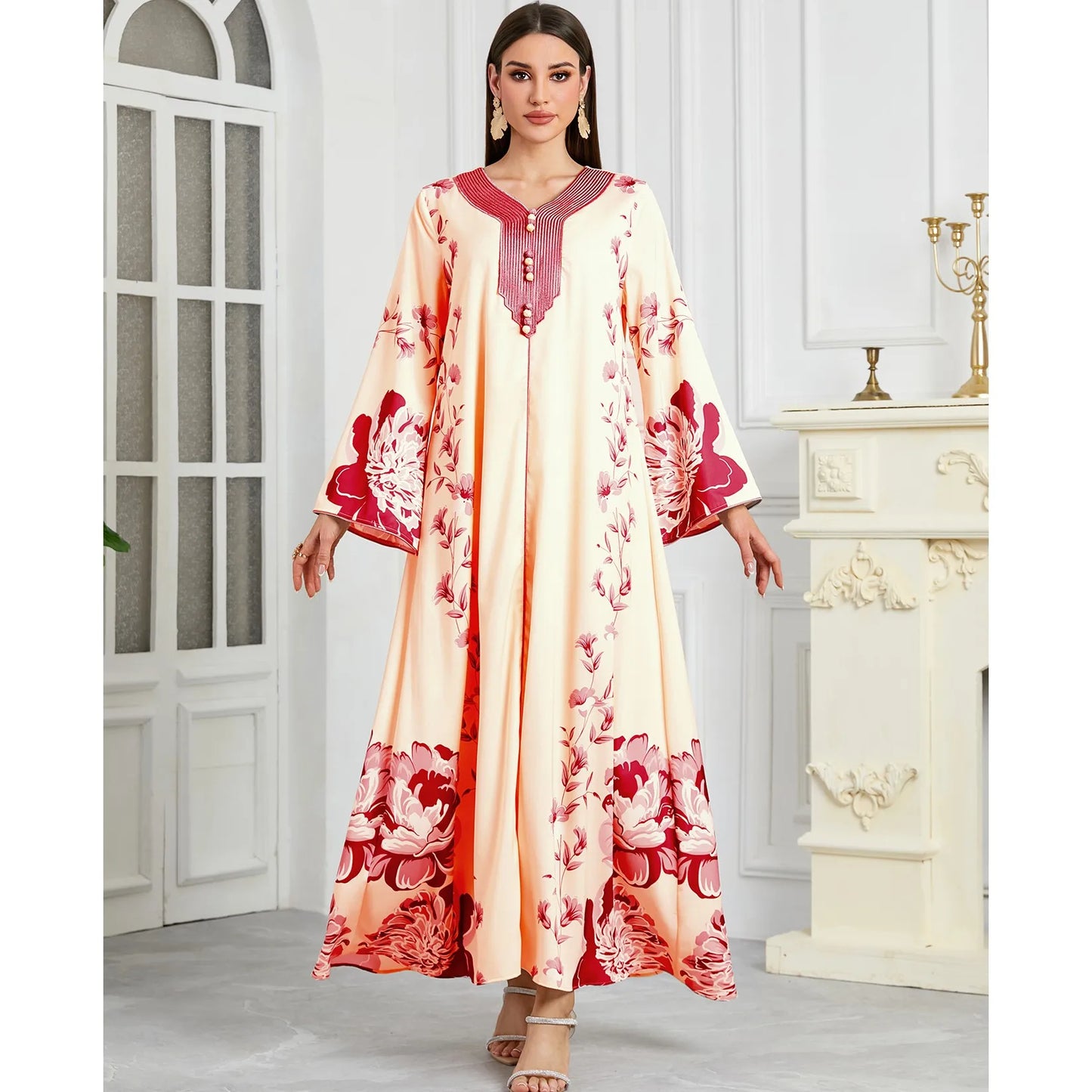 Abayas For Women Dubai Luxury 2025 African Muslim Fashion Dress Caftan Marocain Evening Party Dresses Boubou Robe Djellaba Femme