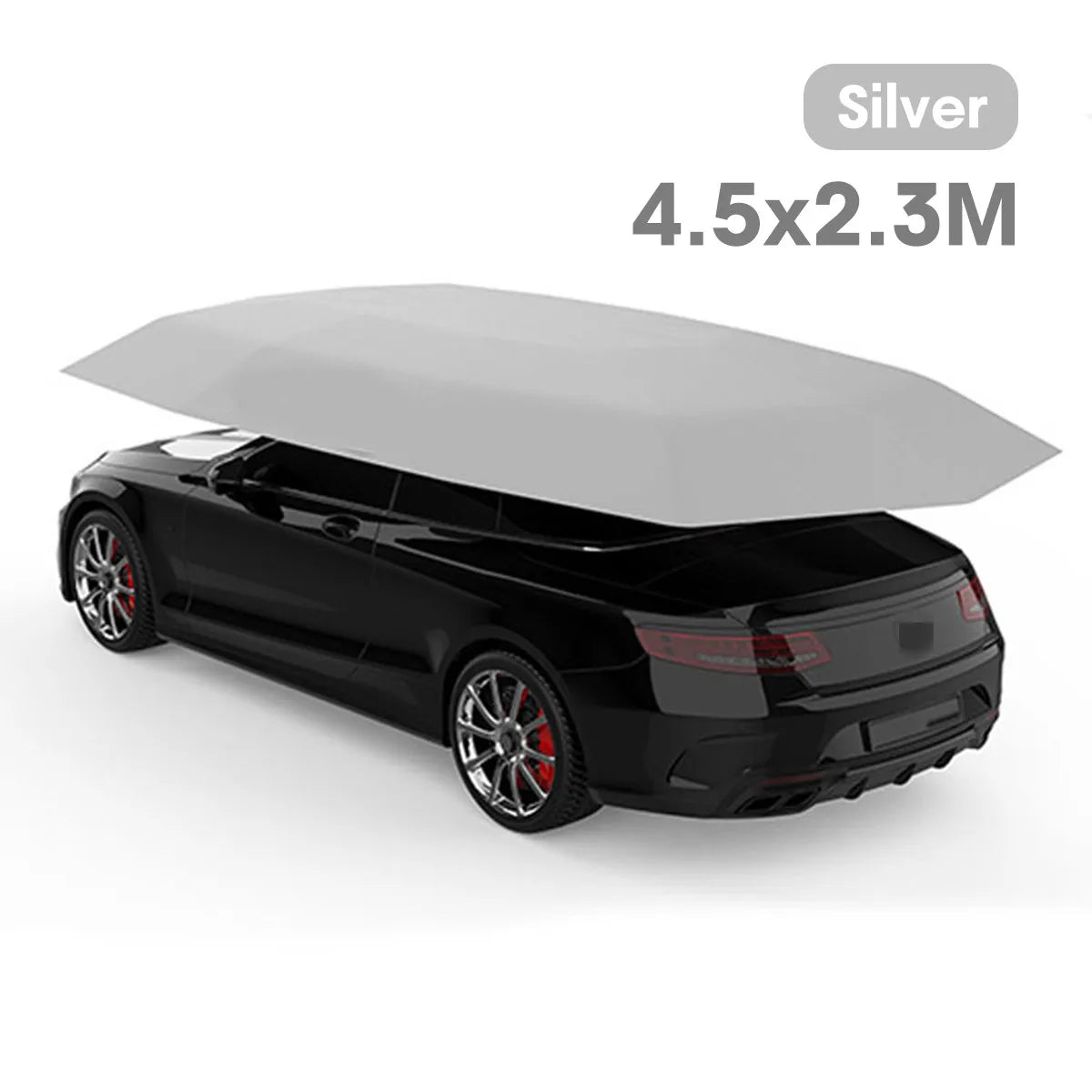 Outdoor Summer Thermal Insulation Carport Tarpaulin Car Sunshade Tarpaulin Canopy Cover UV Protection Car Sunshade Awning