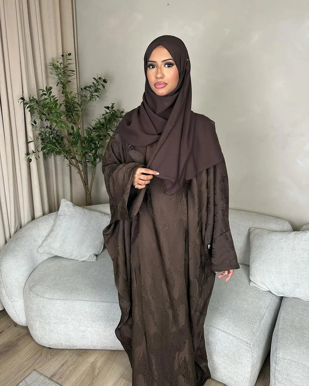 Ramadan 2 Piece Woman Muslim Sets Luxury Dubai Hijab Abaya Dress Islamic Party Modest Gown Arab Travel Clothing 2025 Turkey Robe