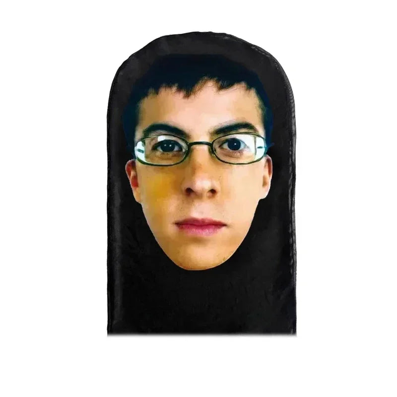 Funny Full Face Mask 3D Printed Celebrity Face Masks Elastic Mesh Halloween Cosplay Party Props Balaclava Headcovers