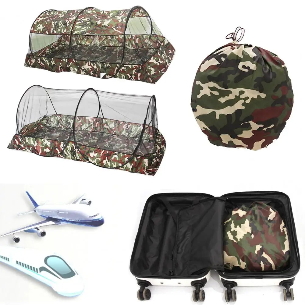 Camping Mesh Tent Folding Net Tent Portable Waterproof Outdoor Camping Hiking Single/double Person Backpacking Shelter Net Tent