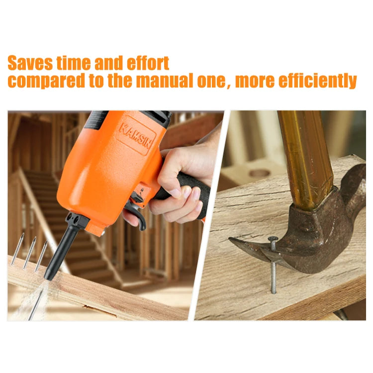 KT50 Pneumatic Nails Puller, Professional Heavy Duty Air Punch Nailer,1/4 Inch NPT Air Inlet Air Power Nail Remover, Denailer Re