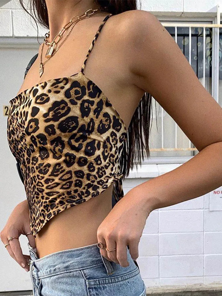 Leopard Pattern Women Tank Tops