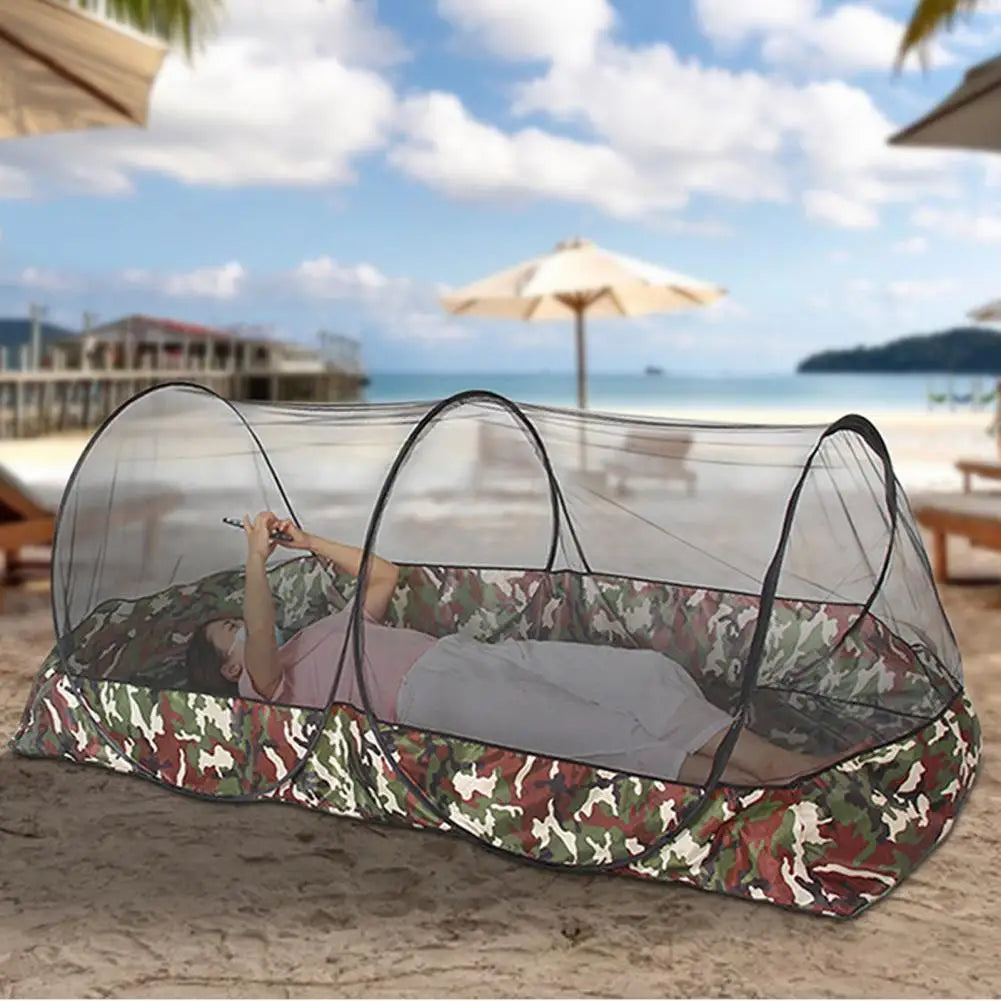 Camping Mesh Tent Folding Net Tent Portable Waterproof Outdoor Camping Hiking Single/double Person Backpacking Shelter Net Tent