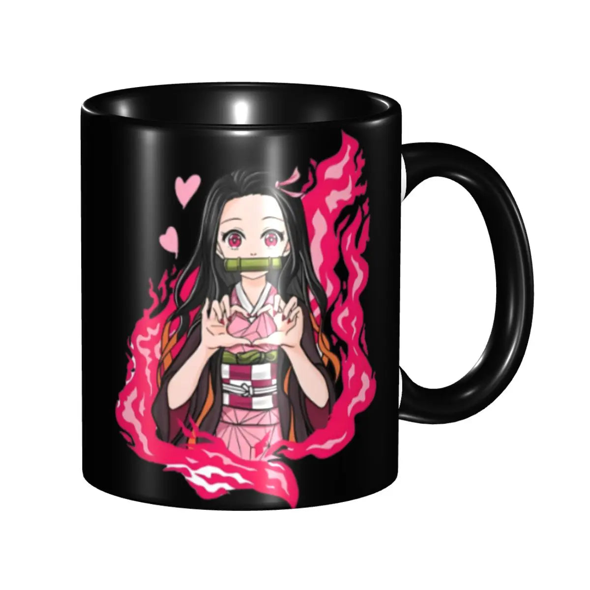 New Arrival Demon Slayer Nezuko Kamado In Fury Accessories Mug Cute Tea Cup