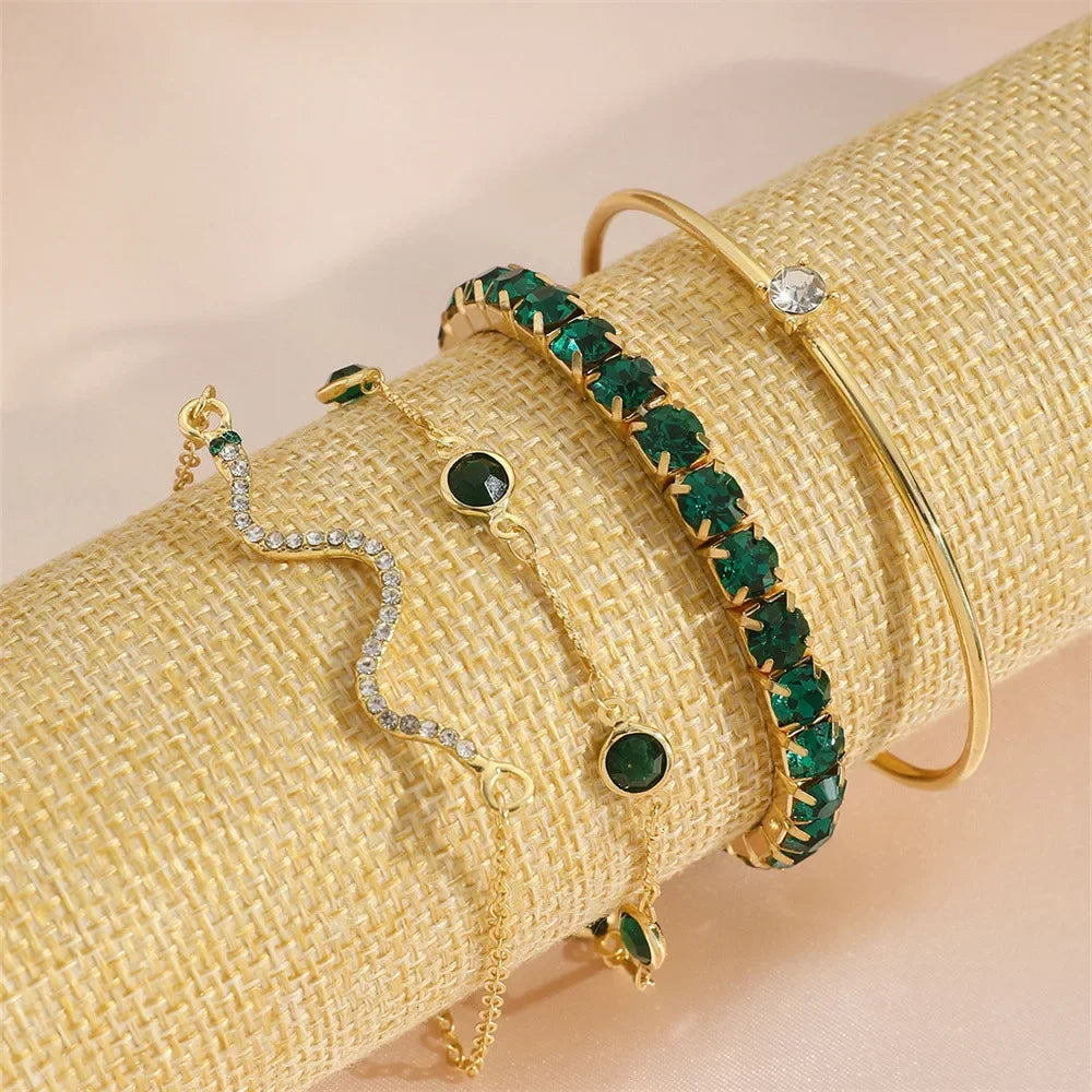Set Fashion Snake Green