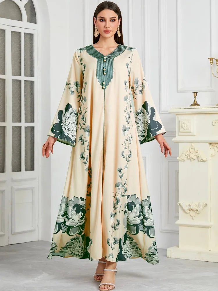 Abayas For Women Dubai Luxury 2025 African Muslim Fashion Dress Caftan Marocain Evening Party Dresses Boubou Robe Djellaba Femme