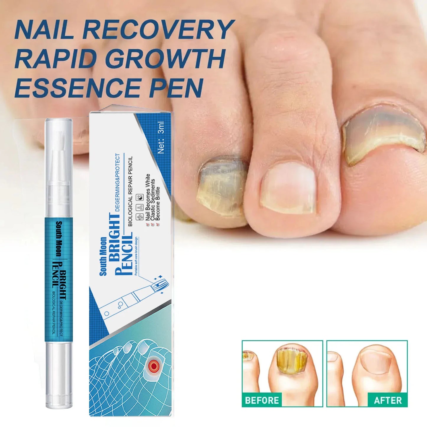 Foot toenail tool brush nail beauty care&nail rejuvenation, Giving you brand new nails