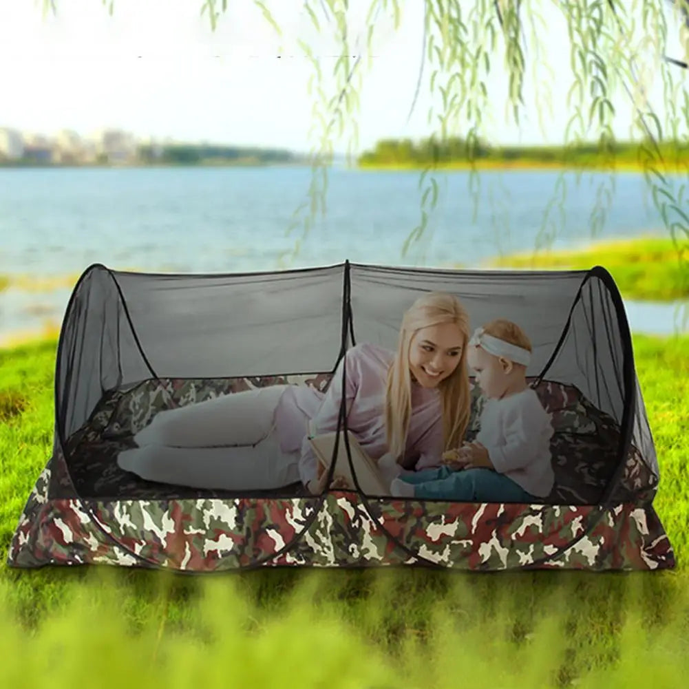 Camping Mesh Tent Folding Net Tent Portable Waterproof Outdoor Camping Hiking Single/double Person Backpacking Shelter Net Tent