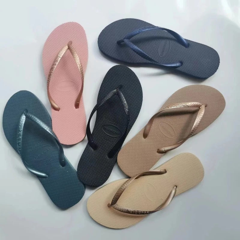 Summer New 2025 Women Flip Flops Summer Outdoor Slippers Travel Outdoor Beach Slippers Fashionable Women Shoes Zapatos De Mujer
