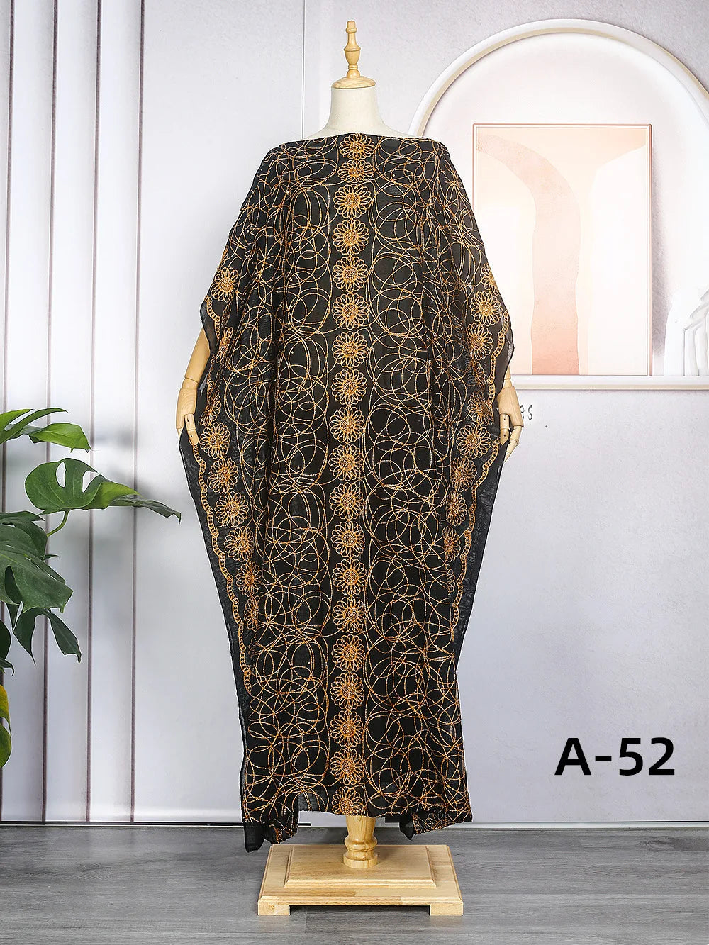 Dubai Abaya Dress for Women Muslim Chiffon Maxi Kaftan Dress African Evening Dresses Kimono Robe Islam Clothing Beads Luxury