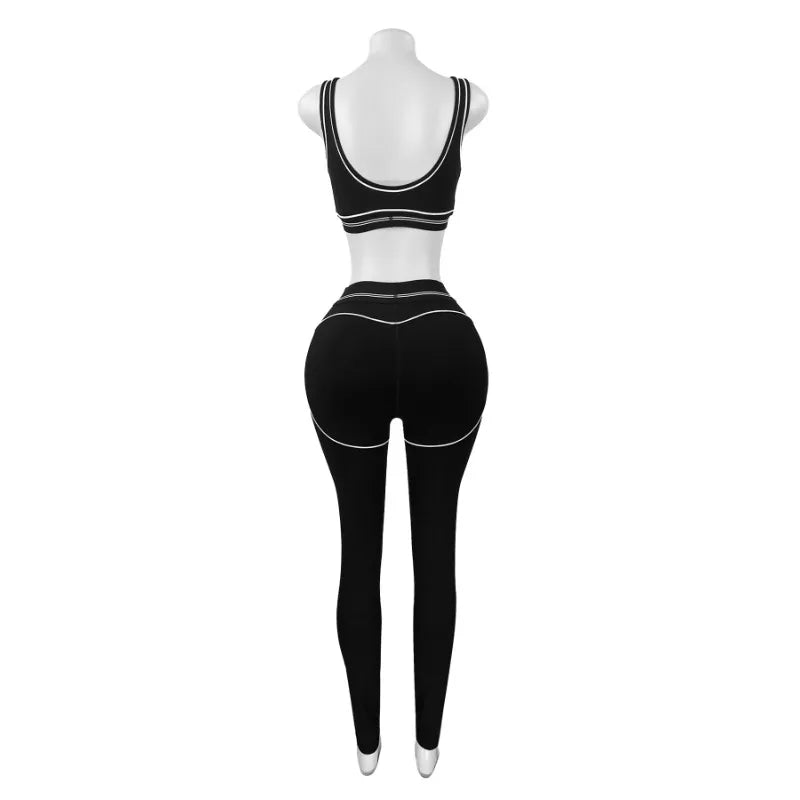 Fitness Women 2 Piece Set Sleeveless