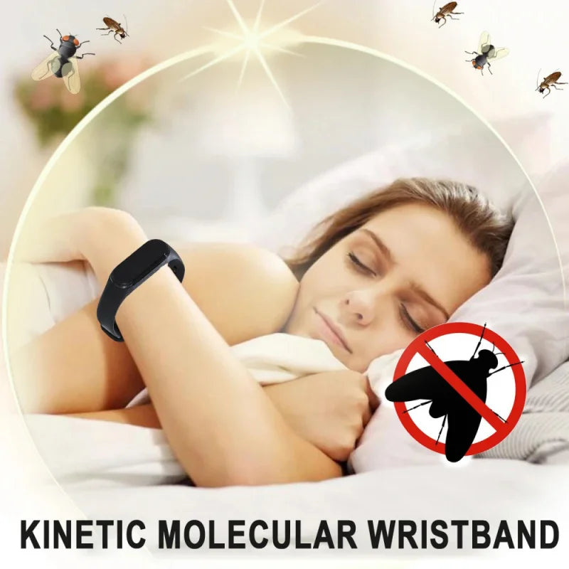 New Stylish Exquisite Silicone Material Physical Ultrasonic Mosquito-Repellent Anti-Worm Bracelet For Home Outdoor Must-Have